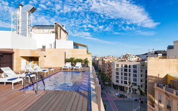 Contemporary Art-Themed Hotel in Eixample District