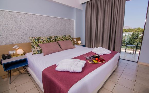 Your Room in Lindos Breeze Beach Hotel