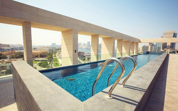 Design Hotel on Dubai Creek with Rooftop Infinity Pool