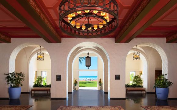 Lobby of the Millennium Biltmore Hotel in Downtown Los Angeles, California  Bath Towel