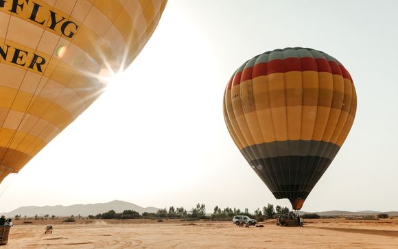 Montgolfière désert d'Agafay : une expérience unique dans les airs