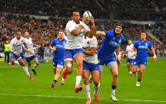 Retransmission match de rugby France/italie